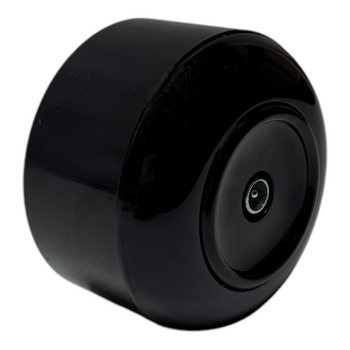 Toma de antena con marco retro negro brillante, prl redondo de montaje en superficie