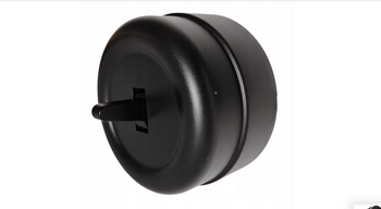 Interruptor único de superficie plástico negro LOFTICA ART