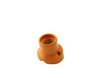 Aplique porcelana portalámparas NARANJA E27