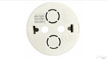 Interruptor de persiana de superficie Loftica ART plástico blanco