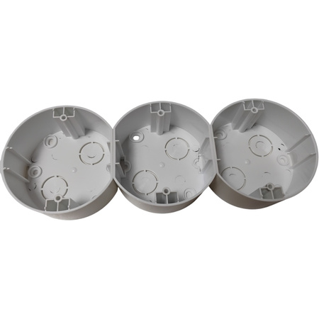 Enchufe empotrado RJ45 para ordenador con marco blanco brillante LADO ENCHUFE