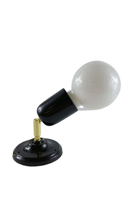 Aplique Alkri-Light AL Vintage Negro E27
