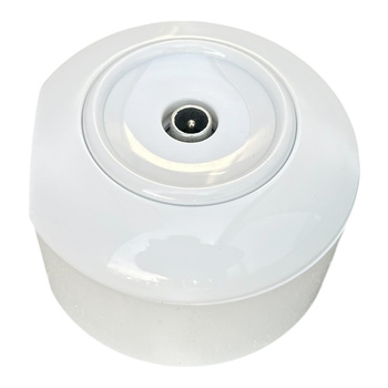 Toma de antena con marco retro blanco brillante, ENCHUFE SUPERFICIAL