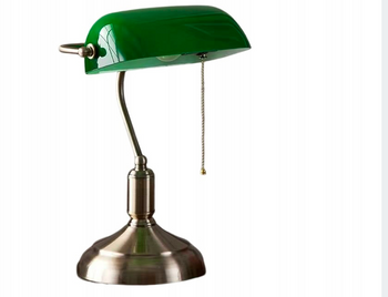 Lámpara de mesa Banker Verde