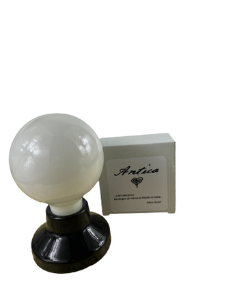 Aplique Portalámpara de cerámica negro F510-ZMT/B