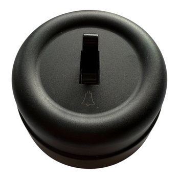 Interruptor de timbre de superficie Loftica ART plástico negro