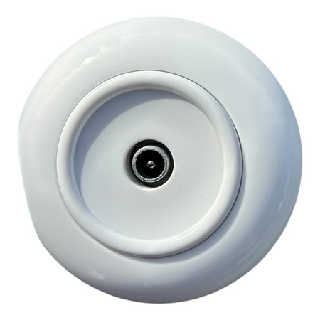 Toma de antena con marco retro blanco brillante, ENCHUFE SUPERFICIAL