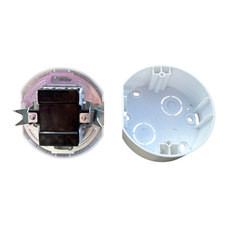 Toma satélite con marco blanco LOFT vintage SOCKET SIDE