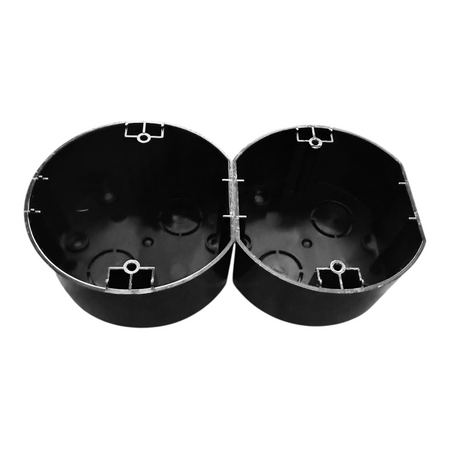 Toma Schuko con marco negro brillo SOCKET CENTRAL