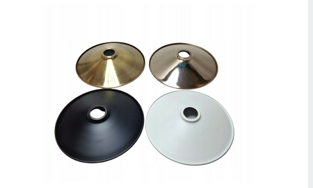 Pantalla metal disco colores E27