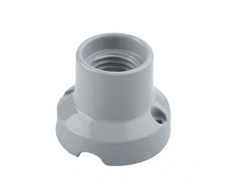 Aplique porcelana E27 gris loft PRL