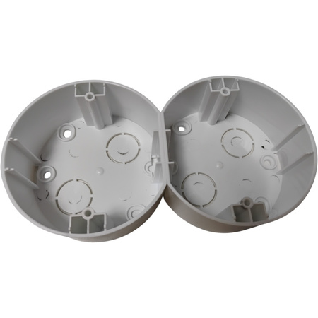 Toma de antena con marco retro blanco brillante, ENCHUFE SUPERFICIAL