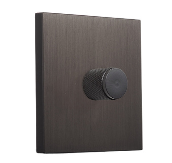 Dimmer cuadrado metal bronce elegante Togglica