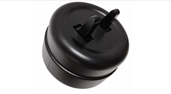 Interruptor doble de superficie plástico negro LOFTICA ART